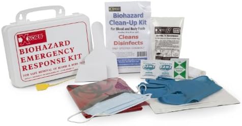 XSORB Compact Wall-Mountable Biohazard Response Case w/ 1 Kit (1 Case)