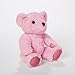 Bears For Humanity Baby Organic Pink Teddy Bear Plush Stuffed Animal. 7 Inches. One Is Donated To A Child In Need For Each One Purchased
