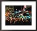 Chinatown District at Night, Singapore, Singapore Styles Framed Art Poster Print by Michael Coyne, 22x18