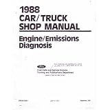 1988 FORD LINCOLN MERCURY Emissions Diagnosis Manual by Ford