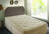 4FT6 DOUBLE DEEP QUILTED DIVAN BED WITH MATTRESS -GREAT BARGAIN