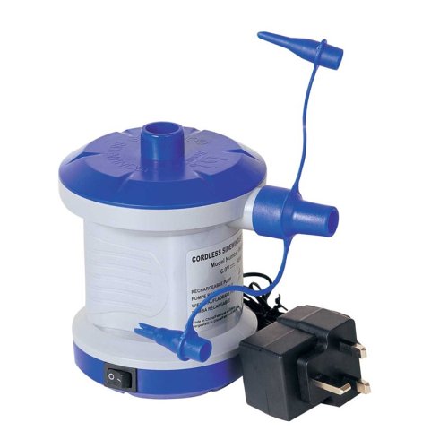 6v Cordless sidewinder Air Pump for inflatables.