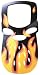 Electronics : Cobra MicroTalk Snap-on Faceplate for FRS120 and FRS225 Two-Way Radios (Flames)