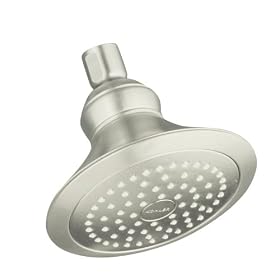 KOHLER K-16166-BN Revival Single-Function Showerhead, Vibrant Brushed Nickel