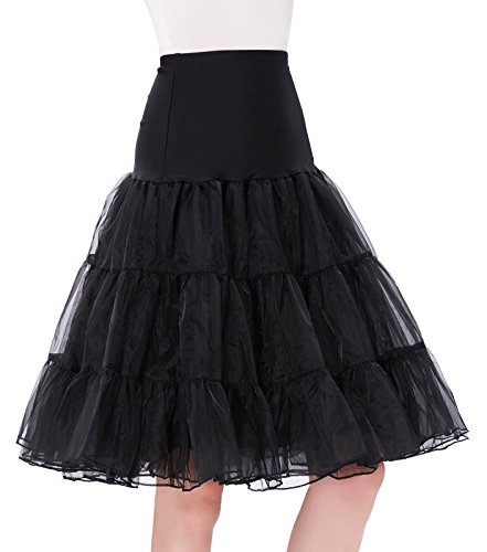 Women's 50s Swing Voile Underskirt CL8922 (Multi-Colored)