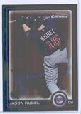 2010 Bowman Chrome Baseball Card # 150 Jason Kubel - Minnesota Twins - MLB Trading Card in Screwdown Case