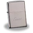 Zippo Chrome Lighter (1 per order) Personalized Gift Favors
