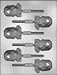 2 1/4 Dog Suckers Chocolate Candy Mold