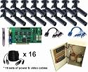 PRO-GVK16B 16 Weatherproof Color Sony CCD Bullet Camera and Geovision Card Kit