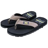 Michigan Wolverines Two Tone Suede Flip Flops