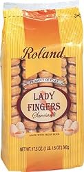 Roland Italian Ladyfingers Savoiardi, 17.6-Ounce Packages (Pack of 10)