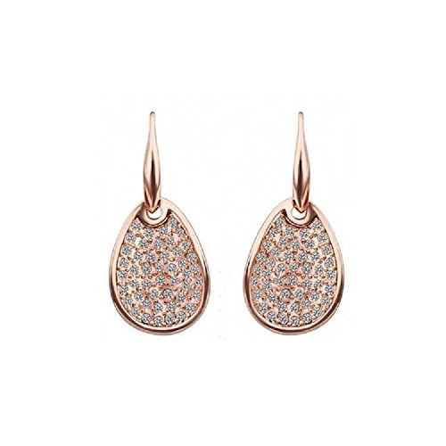 Duman 18k Rose Gold Plated Earrings Health Jewelry Swarovski Elements Crystal
