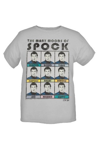  Star Trek Spock Many Moods T-Shirt