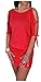 Glamour Empire Women's Open Sleeve Stretchy Jersey Tunic Mini Dress 157