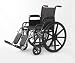 >Economy Wheelchair;Invacare&Acirc;&reg; Supply Group#EC06;18"W x 16"D powder coated steel frame with durable n