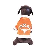 NCAA Texas Longhorns Athletic Mesh Dog Jersey (Team Color, Small)