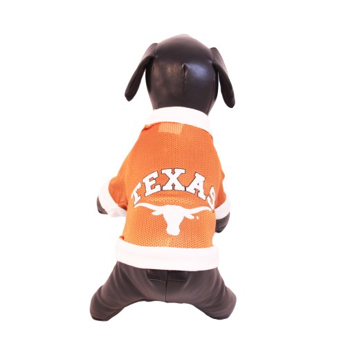 NCAA Texas Longhorns Athletic Mesh Dog Jersey (Team Color, X-Small)