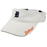 New Era Detroit Tigers White Bullpen Visor Hat