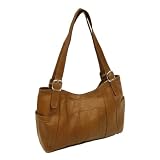 Piel Rainbow Work Tote (Saddle)