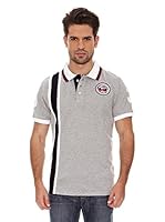 Geographical Norway Polo Manga Corta Kadford Ss Men 402 (Gris/Marino)