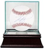 Mike Piazza Autographed/Hand Signed Official Major League Baseball w/ Glass Case- JSA Hologram