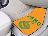 Fan Mats 5233 FAMU - Florida A&M University Rattlers 18 x 27 Carpeted Car Mat Set