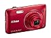 Nikon COOLPIX S3500 20.1 MP Digital Camera with 7x Zoom (Red) (OLD MODEL)