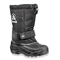 Kamik Kids' Rocket Cold Weather Boot,Black,1 M US Little Kid