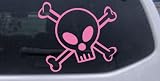 Cute Skull And Cross Bones Skulls Car Window Wall Laptop Decal Sticker