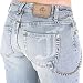 Fake London genius womens low waist denim jeans
