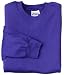 NEW Hanes Beefy-T - 100% Cotton Long Sleeve T-Shirt Purple-XL