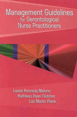 Cover image : Management Guidelines for Gerontological Nurse Practitioners (Management Guidelines)