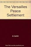 The Versailles peace settlement