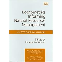 Economics Informing Natural Resources Management: Selected Empirical Analyses (New Horizons in Environmental Economics Series)