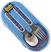 Toys : Bob the Builder - Dinnerware - Blue and White Stainless Steel Spoon & Fork Set