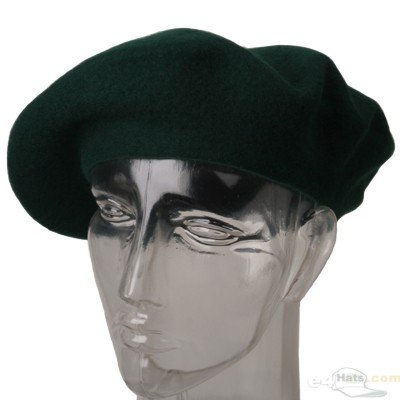Buy Wool Beret / Dk. Green