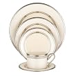 Lenox Engagement Platinum Banded Ivory China 5-Piece Place Setting, Service for 1