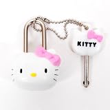 Hello Kitty Figure Mini Lock Safety Key Security