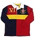 Polo Ralph Lauren Boys Mercer Long Sleeve Rugby Shirt - 7 - Red/Navy Blue