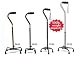 Quad Canes by Nova Ortho-Med have a lightweight design and low center of gravity which gives it greater stability and balance. The synthetic rubber offset handle rotates for use with either the left or right hand. Quad Canes can easily be adjusted i