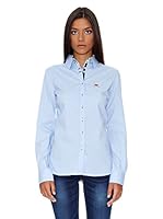 La Española Camisa Mujer Manga Larga (Azul Celeste)