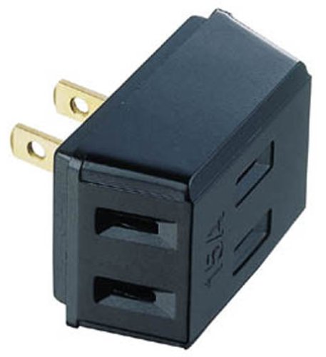 ELECOM トリプルタップ 2P3口 ブラック T-TR1BK