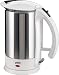 Petra WK 190.00 Cordless WasserKocher 1,5 l, Edelstahl-Topf, Einhand-Deckelöffnung, 2000 W Weiß