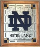 Notre Dame Fighting Irish ND Stained Glass Wall Plaque