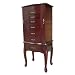 Jewelry : Cherry Wood Jewelry Armoire - 39"