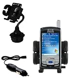 Samsung SCH-i730 Auto Cup Holder with Car Charger - Uses Gomadic TipExchange