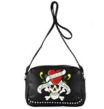 Lisette Love Kills Slowly Crossbody Bag - Black