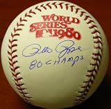 Pete Rose Signed World Series Official MLB Baseball