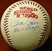 Pete Rose Signed World Series Official MLB Baseball