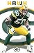 Green Bay Packers (AJ Hawk) Gold Wood-Mounted Framed Sports Poster Print - 24
